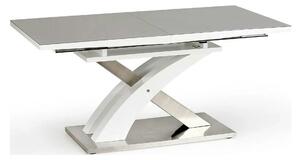 Masa extensibila SANDOR 2, alb/crom, 160/220x90x78 cm
