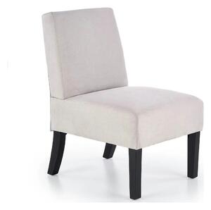 Scaun copii Fido, gri/negru, stofa/lemn de cauciuc, 52X65X75 CM