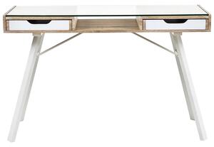 Birou B33, stejar sonoma/alb, 120x60x76 cm
