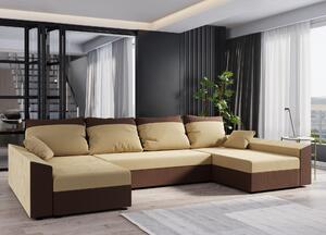 Colțar în formă de U Paragon U (maro închis + latte). 1057394
