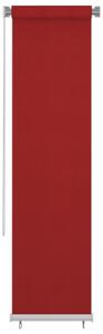 Jaluzea tip rulou de exterior, roșu, 60x230 cm, HDPE