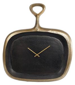 Gifts Amsterdam 442139 Wall Clock "Jaipur" Aluminium Gold and Black 43x52x4 cm 070106