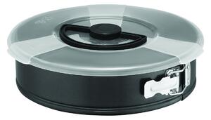 Forma tort cu capac plastic 24cm, baza detasabila, invelis ILAG Basic, Lukrecja