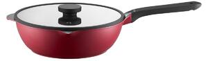 Tigaie wok cu capac 28cm, invelis Qualum Basic, Noel