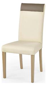 Scaun tapitat cu piele ecologica Norbert, 47X55X99 CM