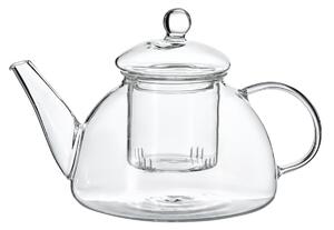 Ceainic sticla cu infuzor si capac 1L, termorezistent, Verre