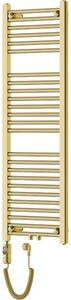 Mexen Mars, element electric de încălzire 1200 x 400 mm, 300 W, auriu lucios, W110-1200-400-2300-50