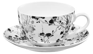 Set servire ceai sau cafea, 12 piese, 6 persoane, Black Nature