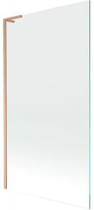Mexen Next L, paravan de baie cu 1 aripă 100 x 150 cm, sticlă transparentă de 6 mm, profil de cupru, 895-100-000-03-00-65