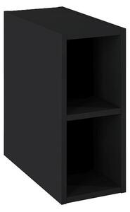 Oltens Vernal dulap 20x45.8x47 cm laterala pe perete negru 60021300