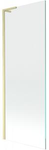 Mexen Next L, paravan de baie cu 1 aripă 70 x 150 cm, sticlă transparentă de 6 mm, profil auriu mat, 895-070-000-03-00-55