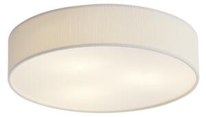 Plafonieră modernă albă cu abajur de catifea 46cm 3 lumini - Luz