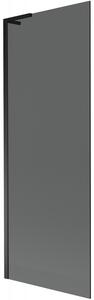 Mexen Next L, paravan de baie cu 1 aripă 70 x 150 cm, sticlă gri 6 mm, profil negru, 895-070-000-03-40-70