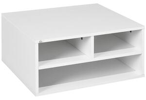 HOMCOM Suport pentru Imprimantă cu 2 Niveluri, 47x40x27.5 cm, Alb | Aosom Romania