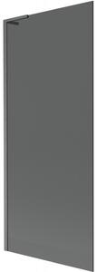 Mexen Next L, paravan de baie cu 1 aripă 80 x 150 cm, sticlă gri 6 mm, profil grafit, 895-080-000-03-40-66