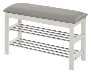 Pantofar ST11, gri/alb, 81x31x48 cm