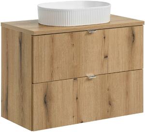 Set dulap Comad Nova Oak NOVA OAK A 82-80-2S, lavoar Comad Beyond BEYOND 5 WHITE ( E-6564 ), NOVA OAK A 89-80