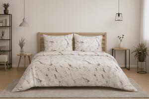 Lenjerie de pat din microfibra MARBLE, albă Dimensiune lenjerie de pat: 70 x 90 cm | 140 x 200 cm