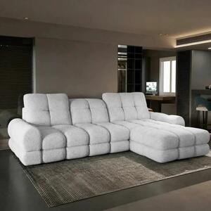 Coltar extensibil confortabil TOLLO MINI, sezlong dreapta, stofa catif