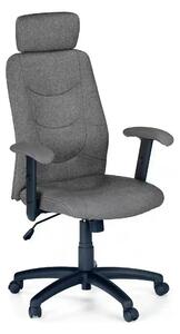 Scaun de birou STILO 2, gri inchis/negru, stofa, 66x49x116/125 cm