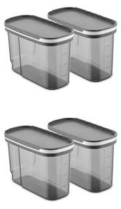 Set 4 cutii de depozitare alimente BNMKUCUKERZAK4, Antracit