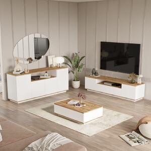 Set mobilier living Fera 18 (pin atlantic + alb). 1073055
