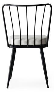 Set de 4 scaune Yıldız, Negru