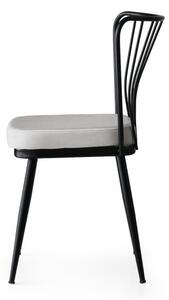 Set de 4 scaune Yıldız, Negru
