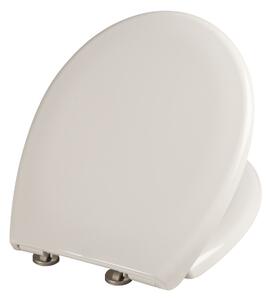 Capac WC din duroplast, Eurociere Everest 1108SC, alb, inchidere lenta, 373 x 425 mm