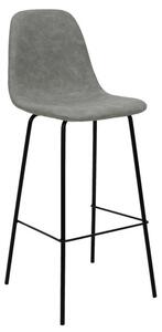 Scaun Bar Bella Negru-Gri, 109 x 41 x 40 cm