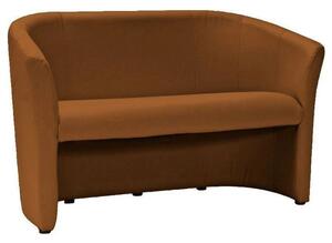 Canapea TM-2, maro, piele ecologica, 126x60x76 cm