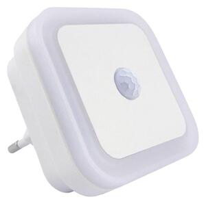 Lampă de veghe LED cu senzor combinat de mișcare și de amurg LED/0,5W/230V albă