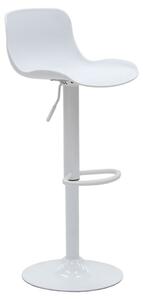 Scaun de bar Walden plastic alb