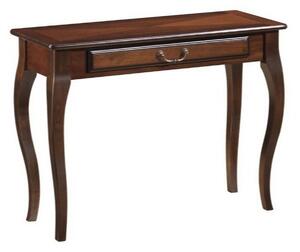 Consola lemn hol PADOVA D, nuc, 104x40x75 cm