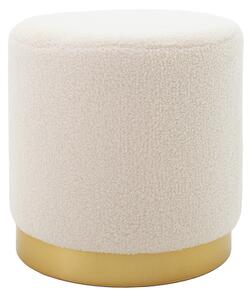 Taburet Dash boucle crem - auriu D35x35cm