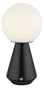 Lampă LED tactilă reîncărcabilă dimabilă de masă Globo 21029S SORA 1,5W/5V 1800 mAh negru