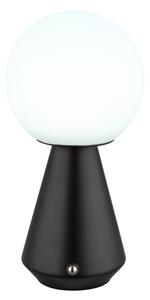 Lampă LED tactilă reîncărcabilă dimabilă de masă Globo 21029S SORA 1,5W/5V 1800 mAh negru