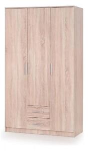 Dulap LIMA S-3, stejar sonoma, PAL laminat, cu 3 usi si 2 sertare, 120