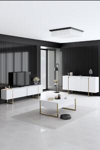 Set mobilier living Luna 1 (alb + auriu). 1073577