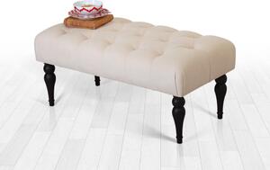 Taburet bancuta Soltani Bej 50x20 cm