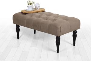 Taburet bancuta Soltani Gri 50x20 cm