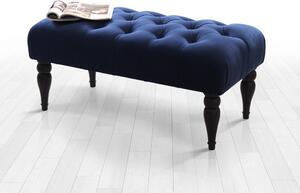 Taburet bancuta Soltani Bleumarin 50x20 cm
