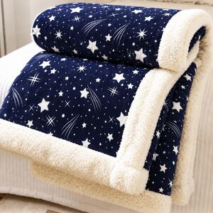 Patura pufoasa cu blanita, groasa 2.3 kg, 200x230 cm, PMB01