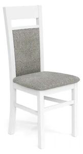 Scaun GERARD 2, gri/alb, stofa clasica/lemn de fag, 44X55X97 CM