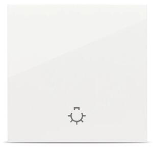 Întrerupător cu revenire 2M 10A Moda Voice ELBI, mecanism modular momentan pentru automatizări, design elegant disponibil în 4 finisaje moderne