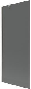 Mexen Next, paravan de baie cu 1 aripă 80 x 150 cm, sticlă gri 6 mm, oțel, 895-080-000-00-40-97