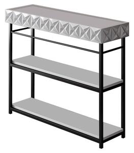 Consola PWF-0629 culoare alb - negru 102x32x83cm
