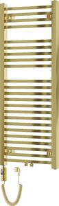 Mexen Pluton, element electric de încălzire 1200x500 mm + tijă de încălzire 600 W, auriu lucios, W106-1200-500-2600-50