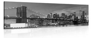 Tablou podul Brooklyn alb-negru