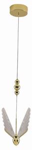 Light Prestige Mariposa lampă suspendată 1x8 W transparent-auriu LP-1715/1P